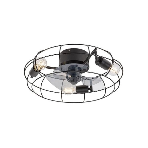 Rabalux Plafonjera Cadmus E27 3x MAX 25W crna (71043) - 71043-1