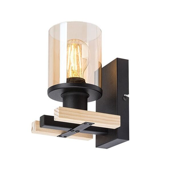 Rabalux Zidna lampa Niylah E27 1x MAX 25W crna (71080) - 71080