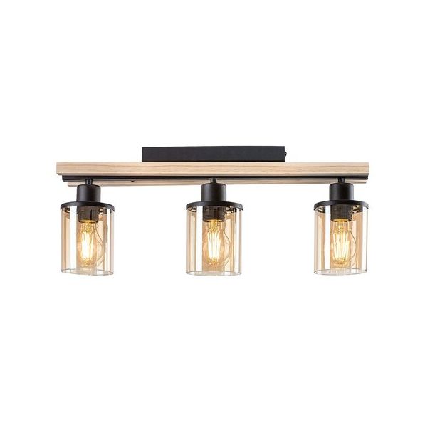 Rabalux Plafonjera Niylah E27 3x MAX 25W crna (71083) - 71083