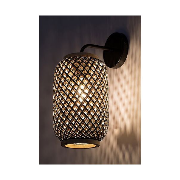 Rabalux Zidna lampa Adalla E27 1x MAX 40W mat crno (71091) - 71091