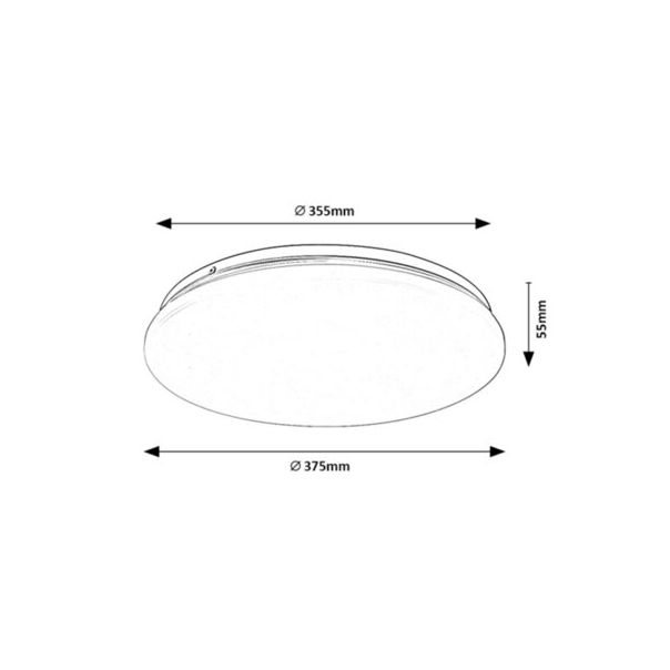 Rabalux Plafonjera Vendel LED 24W bela (71103) - 71103-1