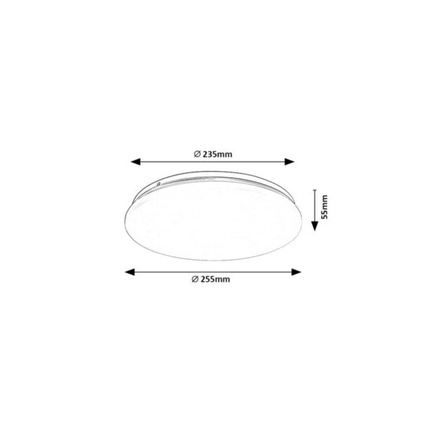 Rabalux Plafonjera Vendel LED 12W bela (71104) - 71104-1