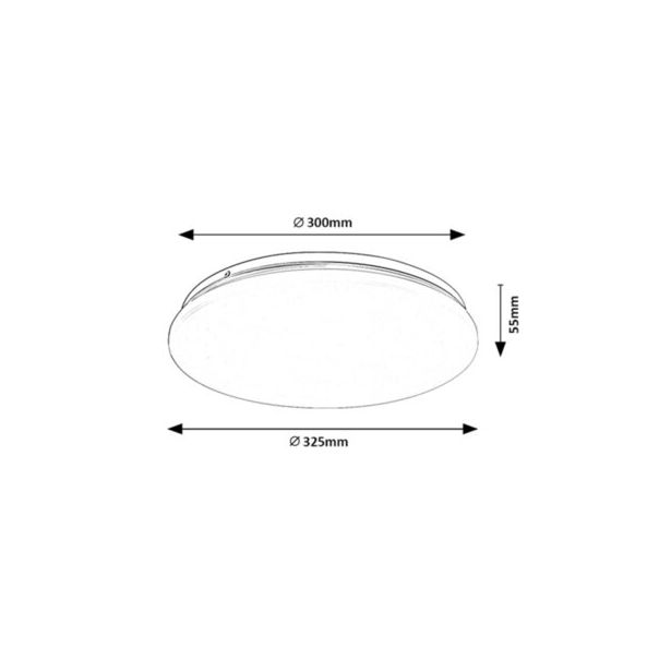 Rabalux Plafonjera Vendel LED 18W bela (71105) - 71105-1