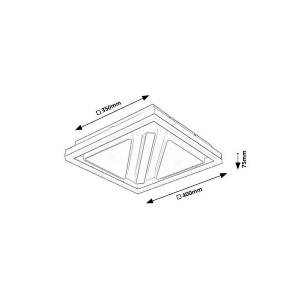 Rabalux Plafonjera Gremin LED 73W bela (71111) - 71111