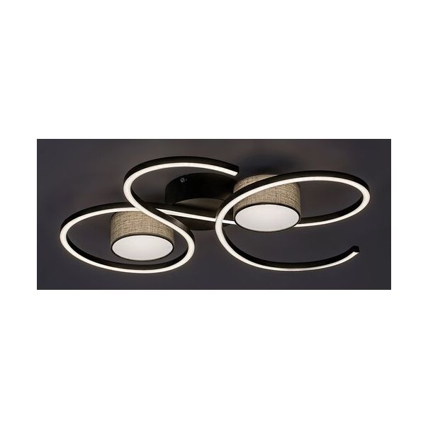 Rabalux Plafonjera Shiena LED 38W mat crno (71116) - 71116-1