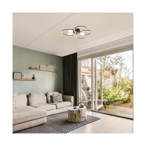 Rabalux Plafonjera Shiena LED 38W mat crno (71116) - 71116-1