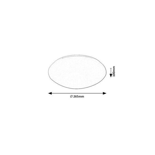 Rabalux Plafonjera Lucas LED 12W bela (71132) - 71132