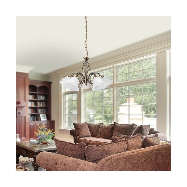 Rabalux Luster Beckworth E14 5x MAX 40W bronzana (7135) - 7135