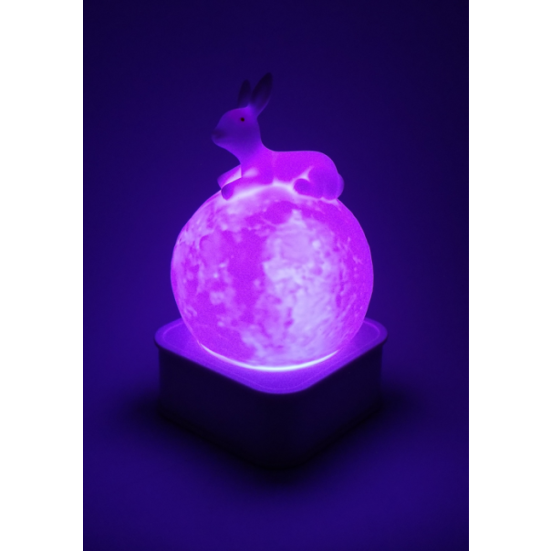 MOJA KNJIŽARA LAMPA NOĆNO SVETLO OP1533 ZEC MENJA BOJU - 71444