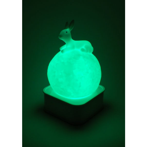 MOJA KNJIŽARA LAMPA NOĆNO SVETLO OP1533 ZEC MENJA BOJU - 71444