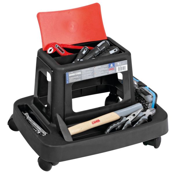 LAMPA ACCESSORIES Stolica sa točkicima i mestom za alat max težina 120kg - 71489