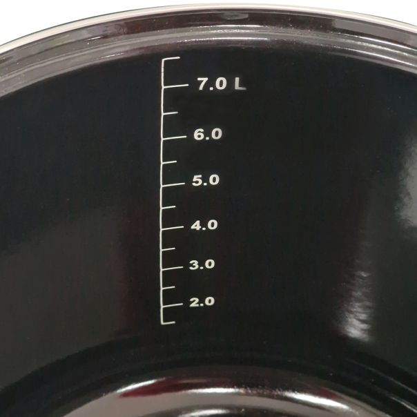 FACKELMANN Lonac sa staklenim poklopcem 24cm/7.5L, emajliran - 7162728