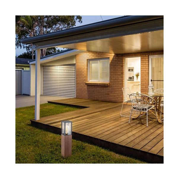 Rabalux Spoljna podna rasveta Wales E27 1x MAX 60W hrast (7196) - 7196