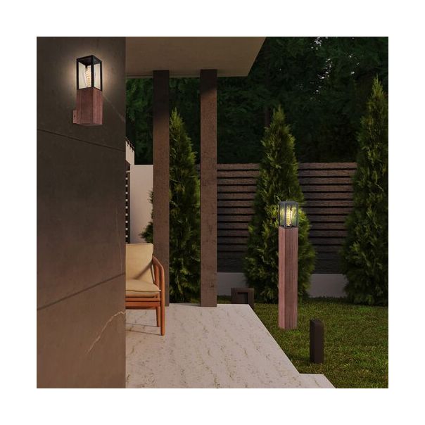 Rabalux Spoljna podna rasveta Wales E27 1x MAX 60W hrast (7197) - 7197