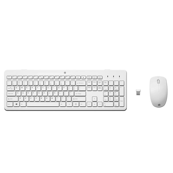 HP Bežična tastatura + miš 230, SRB, 3L1F0AA#BED, bela - 3L1F0AA#BED