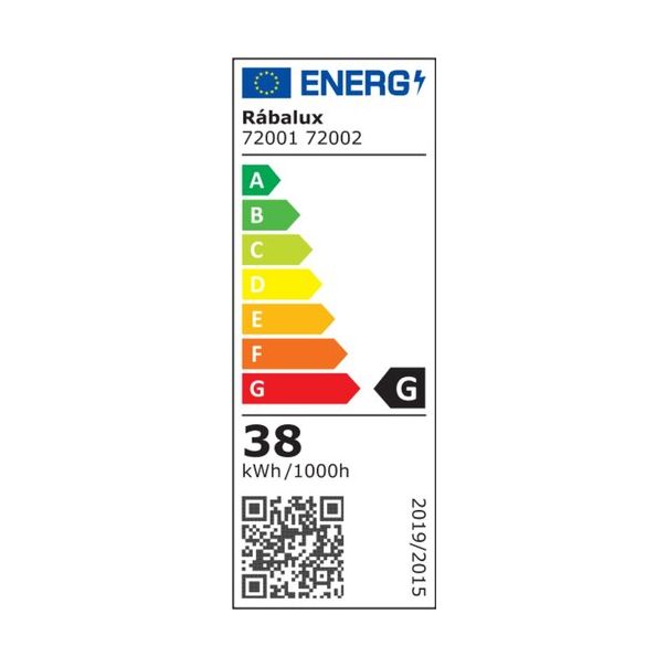 Rabalux Visilica Ceilo LED 38W crna (72001) - 72001