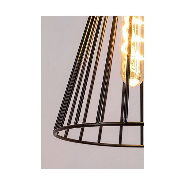 Rabalux Visilica Leandros E27 1x MAX 60W mat crno (72005) - 72005