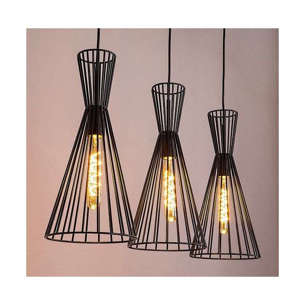 Rabalux Visilica Leandros E27 3x MAX 40W mat crno (72006) - 72006