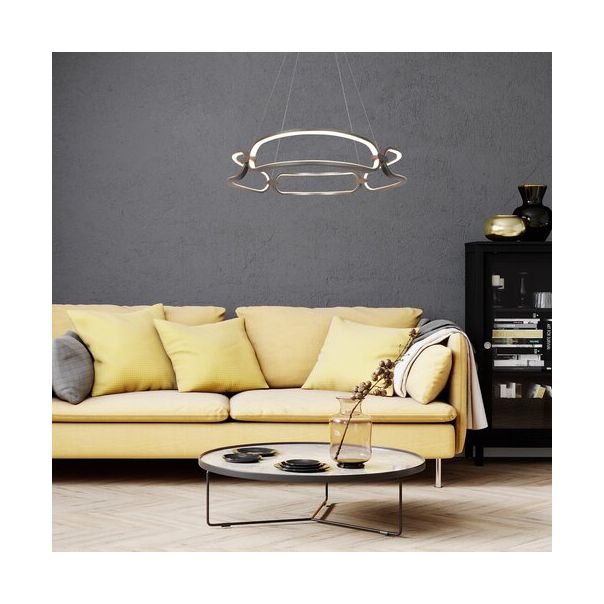 Rabalux Visilica Fringilla LED 67W brušeni hrom (72010) - 72010