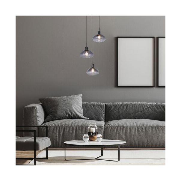 Rabalux Visilica Dvora E27 3x MAX 40W mat crno (72023) - 72023