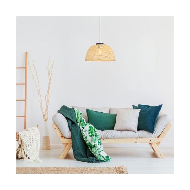 Rabalux Visilica Rattan E27 1x MAX 25W crna (72025) - 72025