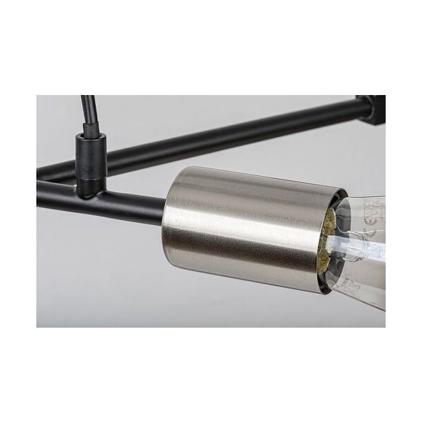 Rabalux Visilica Branwen E27 7x MAX 25W mat crno (72027) - 72027