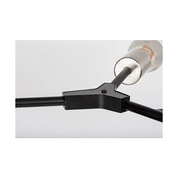 Rabalux Visilica Branwen E27 7x MAX 25W mat crno (72027) - 72027