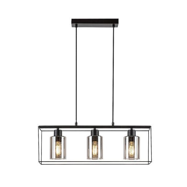 Rabalux Visilica Chadwick E27 3x MAX 25W crna (72033) - 72033