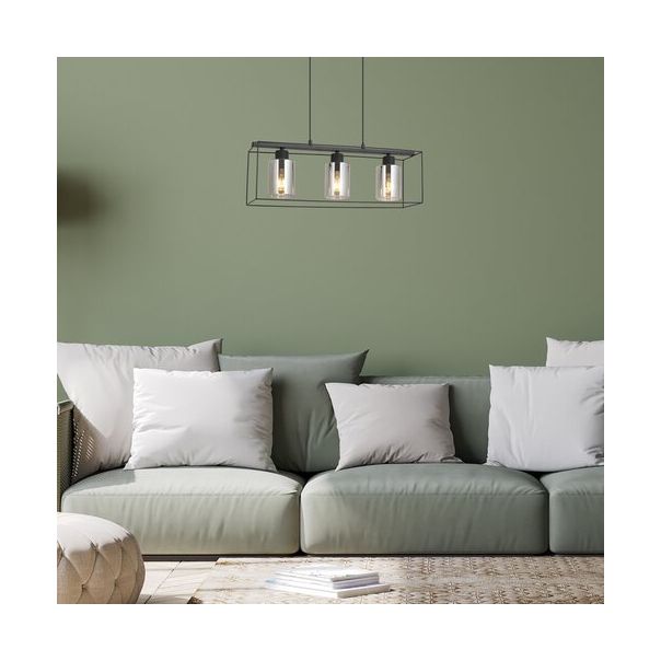 Rabalux Visilica Chadwick E27 3x MAX 25W crna (72033) - 72033