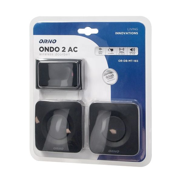 ORNO Bežično zvono ONDO AC - ORNOR-DB-MT-165