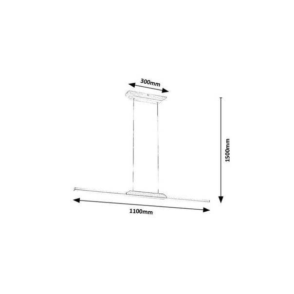 Rabalux Visilica Tamur LED 26W bukva (72084) - 72084