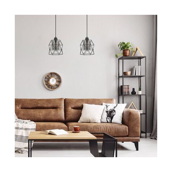 Rabalux Visilica Emrys E27 1x MAX 40W mat crno (72111) - EP72111