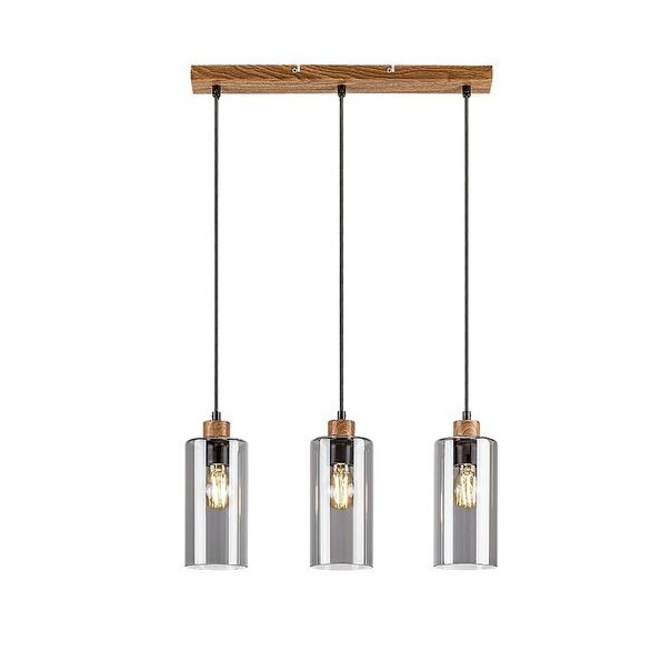 Rabalux Visilica Tanno E27 3x MAX 25W hrast (72123) - 72123