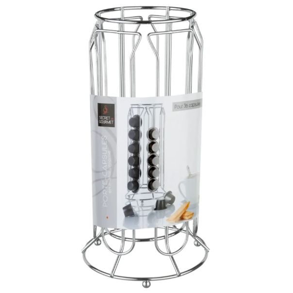 FIVE Držač espreso kapsula 36/1 12,5X25cm metal hrom - 721410A