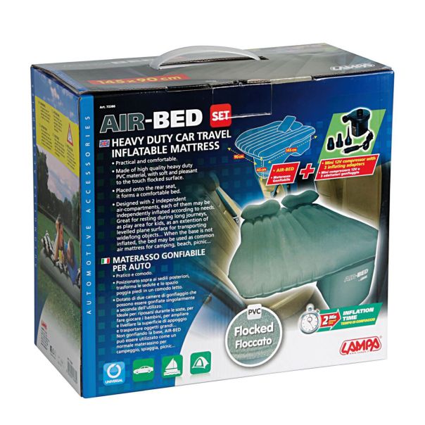 LAMPA ACCESSORIES Dušek za naduvavanje sa kompresorom 90X45X145cm - 72386-1