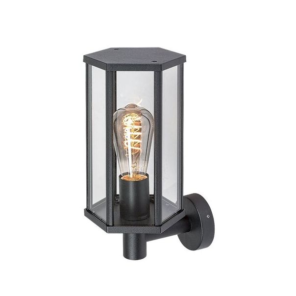 Rabalux Spoljna zidna rasveta Dubrovnik E27 1x MAX 40W mat crno (7239) - 7239