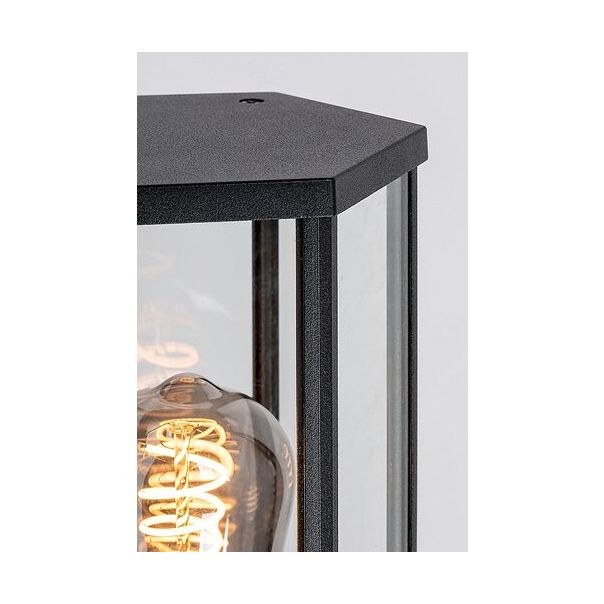 Rabalux Spoljna zidna rasveta Dubrovnik E27 1x MAX 40W mat crno (7239) - 7239