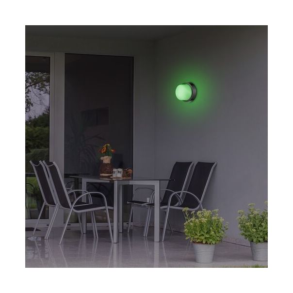 Rabalux Spoljnja zidna rasveta Spoljnja plafons Durbe LED 10W crna (7246) - 7246