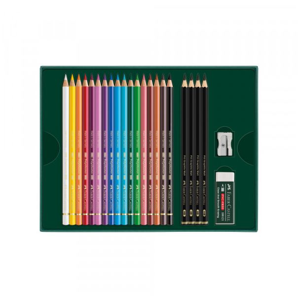 Drvene Bojice Faber Castell Polychromos 1/23 + pitt graph mat 210052 - J387