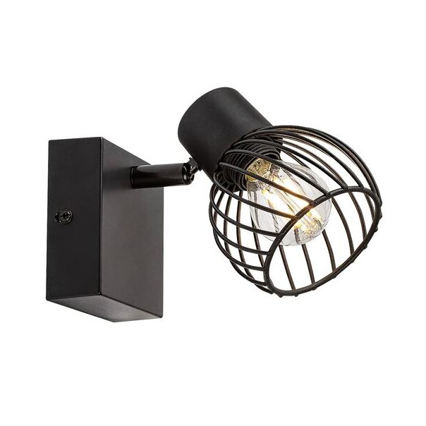 Rabalux Spot rasveta Aberama E14 1X MAX 10W crna (73001) - 73001