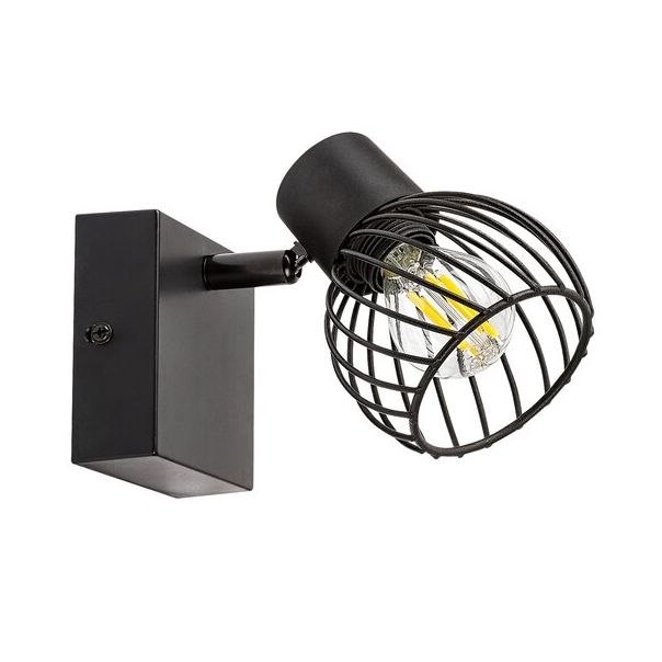 Rabalux Spot rasveta Aberama E14 1X MAX 10W crna (73001) - 73001