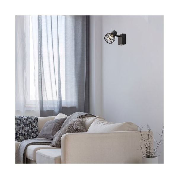 Rabalux Spot rasveta Aberama E14 1X MAX 10W crna (73001) - 73001