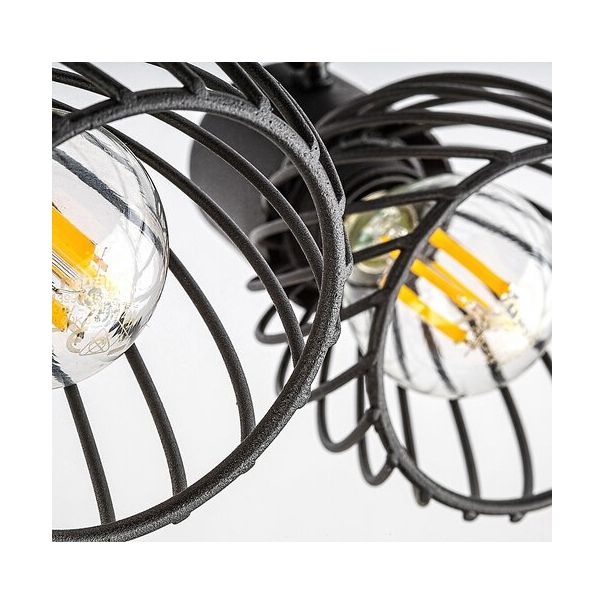 Rabalux Spot rasveta Aberama E14 2X MAX 10W crna (73002) - 73002