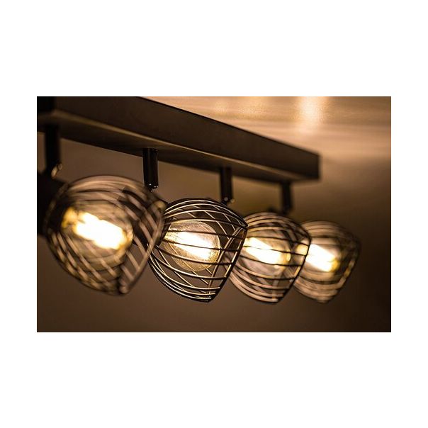 Rabalux Spot rasveta Aberama E14 4X MAX 10W crna (73004) - 73004