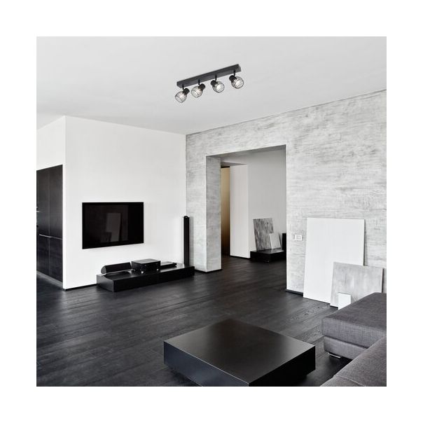 Rabalux Spot rasveta Aberama E14 4X MAX 10W crna (73004) - 73004