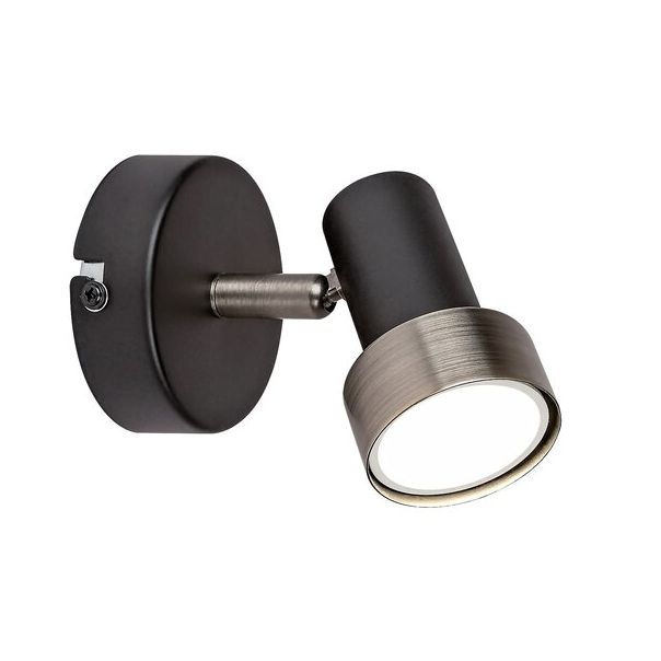 Rabalux Spot rasveta Konrad GU10 1x MAX 50W mat crno (73011) - 73011