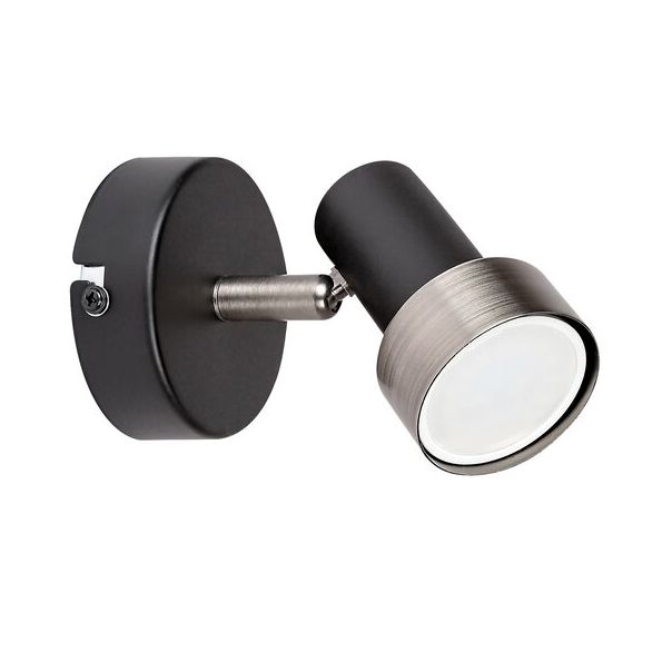Rabalux Spot rasveta Konrad GU10 1x MAX 50W mat crno (73011) - 73011