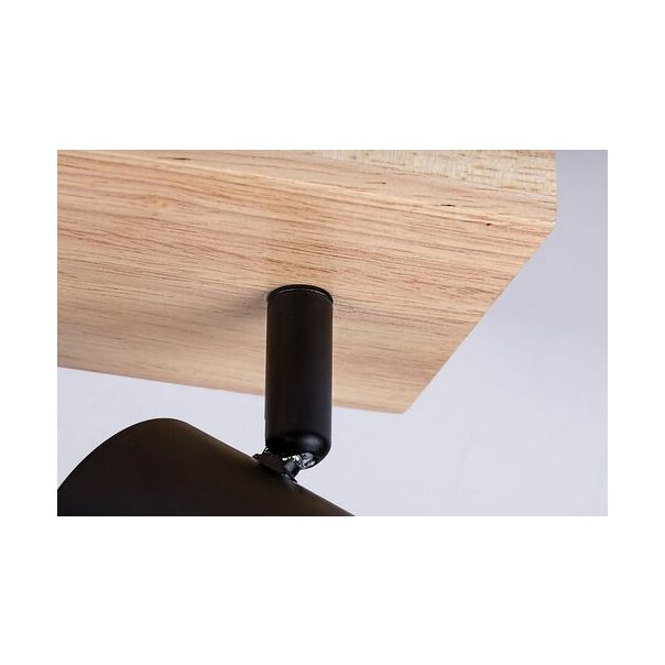 Rabalux Spot rasveta Toras GU10 3X MAX 5W hrast (73123) - 73123