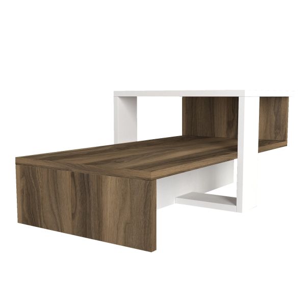 HANAH HOME Sto za dnevnu sobu Chain White Walnut - 195151