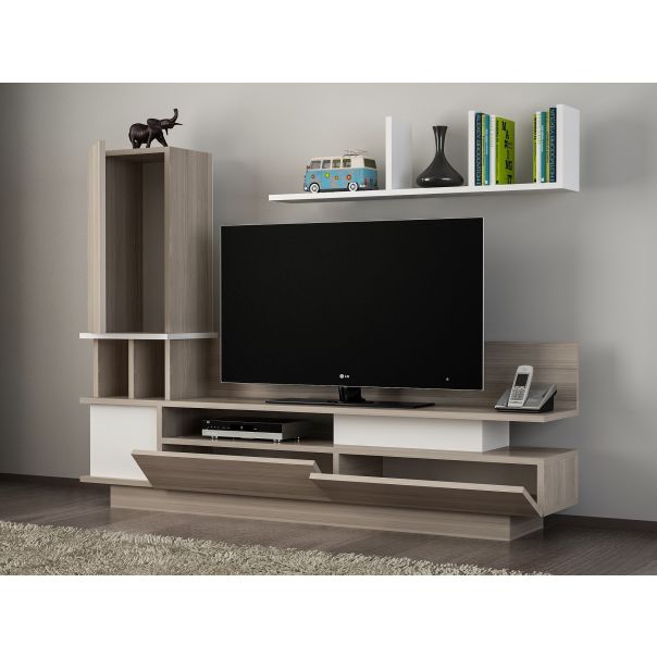 HANAH HOME TV komoda Como, bež/bela - 731WAT3045